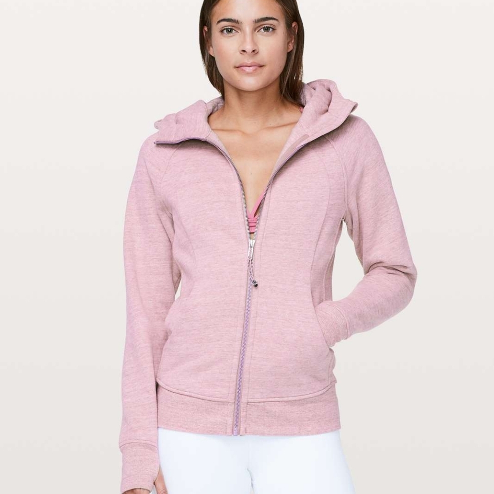 Lululemon Scuba Hoodie *Light Cotton Fleece Heathered Space Dyed Vintage Mauve
